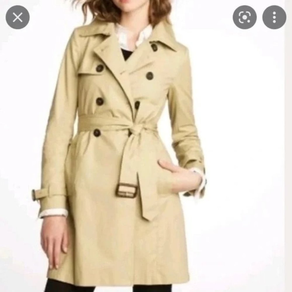 J. Crew Factory Tan Trench Coat